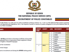 Massive Recruitment of Police Constables-Recruitment Dates, Venues and How to Apply