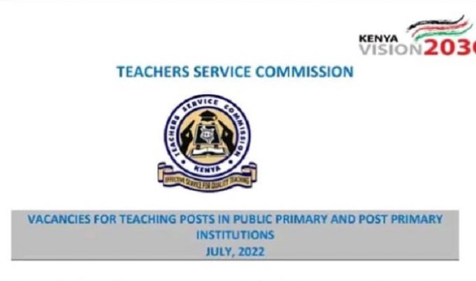 TSC Advertises 14,000 Teaching vacancies-Apply Now